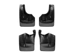 110101120101 - : Black MudFlap No-Drill DigitalFit® MudFlap Kit for WeatherTech Image
