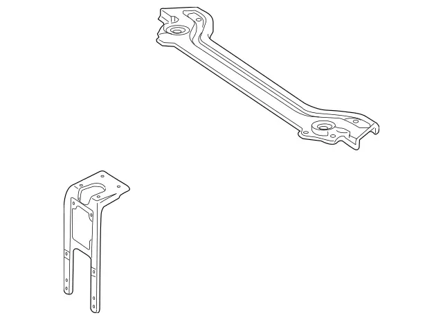 1646201134 - Cowl, Front Panel: Carrier for Mercedes-Benz: GL320, GL550 Image image