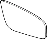 963659NF0E - Body: Mirror Glass for INFINITI: QX60 Image