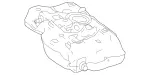 2464701200 - Fuel System: Fuel Tank for Mercedes-Benz: CLA250, GLA250 Image