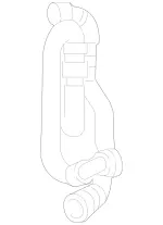 2055019482 - Radiator: Coolant Hose for Mercedes-Benz: C63 AMG, C63 AMG S Image