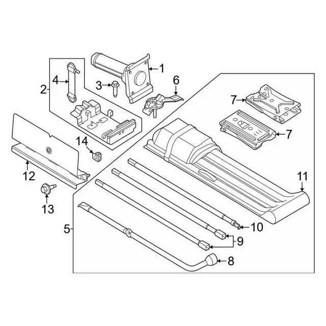 Tool Roll - Ford (PC3Z-17005-G)