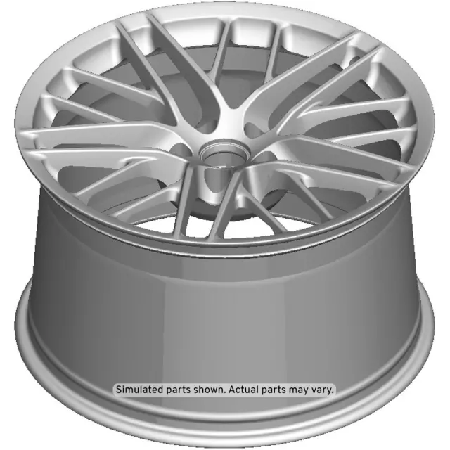 20940124 - : 20x12-Inch Aluminum Rear Wheel for Chevrolet: Corvette Image