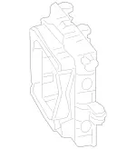 1905050300 - Radiator: Air Deflector Box for Mercedes-Benz: AMG GT, AMG GT Black Series, AMG GT C, AMG GT R, AMG GT S Image