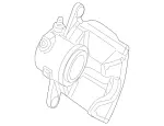 1724211900 - Brakes: Piston Housing for Mercedes-Benz Image