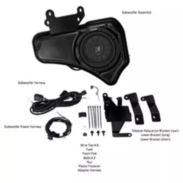 19355506 - Electronics: Audio Sub-woofer Kit By Kicker 200 Watt for Chevrolet: Suburban, Suburban 3500 HD, Tahoe | GMC: Yukon, Yukon XL Image