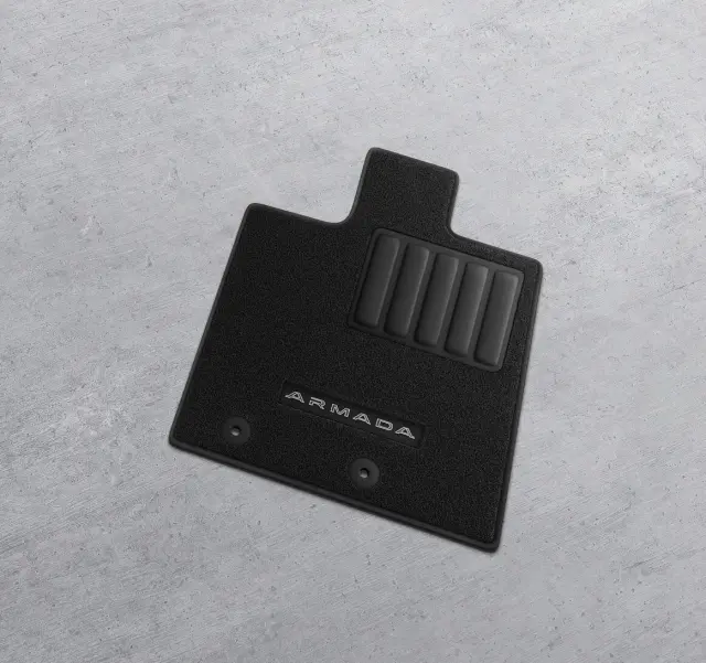 T99E27KP0A - Interior: Carpeted Floor Mats (Black) - Captain's Chairs for Nissan: Armada Image