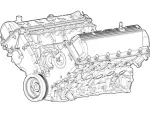 1L3Z6006QARM - : Remanufactured Engine Assembly for Ford Image