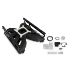 300930BK - : Single plane intake manifold for Gen III Hemi, EFI Black for Holley Image
