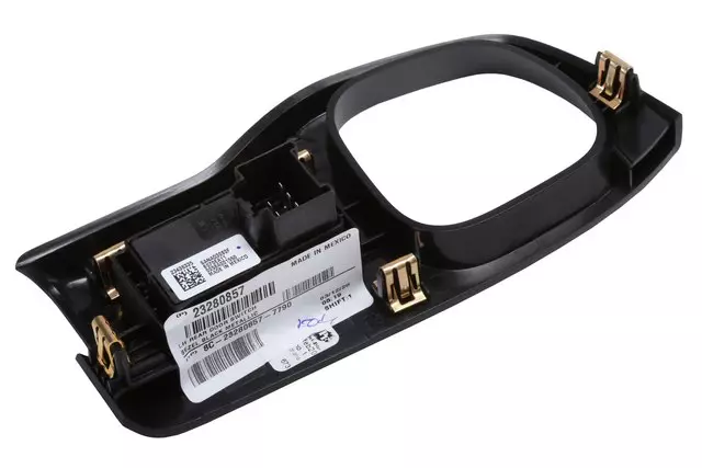 Black Carbon Metallic Driver Side Rear Door Switch Bezel - GM (23280857)