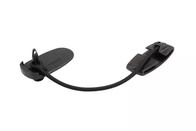 Ebony Rear Seat Belt Intermediate Guide - GM (22837567)