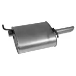 21505 - : Quiet-Flow SS Direct Fit Exhaust Muffler 2" Inlet (ID) 2" Outlet (OD) for Walker Exhaust Image
