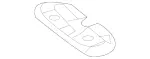 2136951000 - Interior Trim/Exterior Detachable Parts: Mount for Mercedes-Benz Image