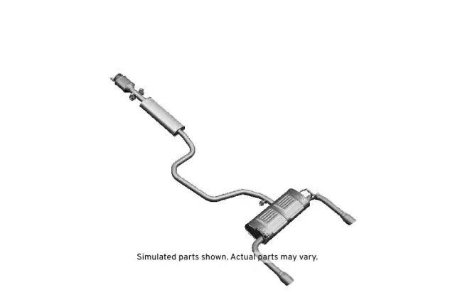 25919667 - Exhaust: Muffler &amp; Pipe for Chevrolet: Malibu Image