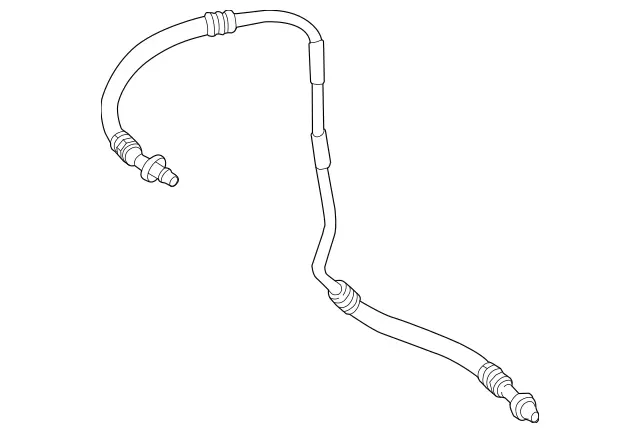 1665008572 - : Automatic Transmission Oil Cooler Hose Assembly for Mercedes-Benz Image