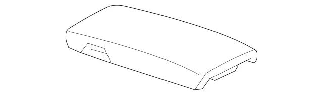17168000199E38 - Body: Armrest Cover for Mercedes-Benz Image