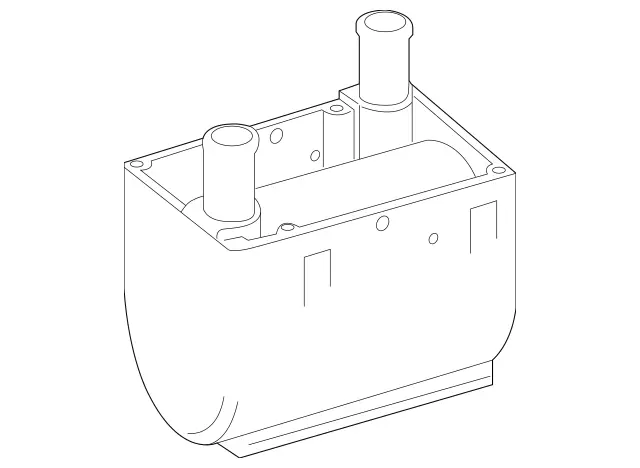 1830260364 - : Housing, Air Conditioner for Mercedes-Benz: Sprinter 2500, Sprinter 3500 Image