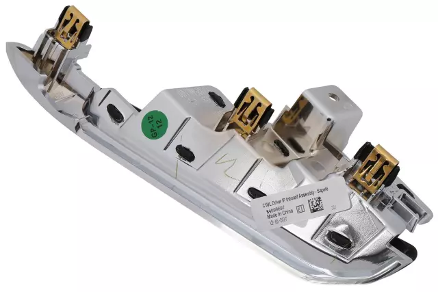 84098697 - : Part# 84098697 Natural Sapele High Gloss Passenger Side Instrument Panel Trim Panel Applique for Cadillac: XT5 Image