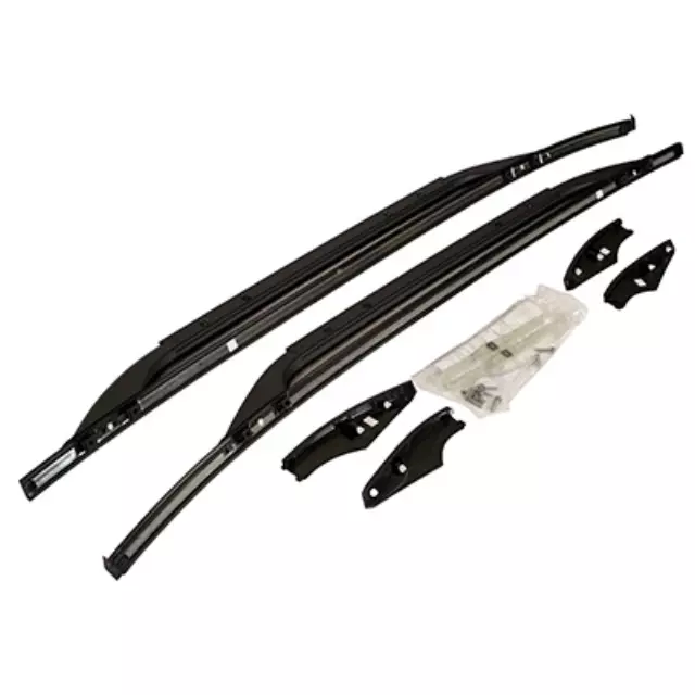 2007 thru 2014 Edge MKX OEM Genuine Ford Black Roof Rack Side Rail Set - Ford (7T4Z-7855100-AA)
