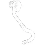 1665005675 - Radiator: Coolant Hose for Mercedes-Benz Image