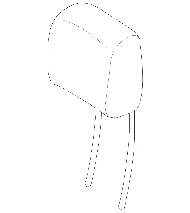 16497038507G55 - Body: Headrest for Mercedes-Benz Image