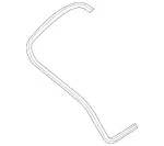 2537402801 - : Seal, Rear-End Door for Mercedes-Benz: GLC300, GLC43 AMG, GLC63 AMG Image