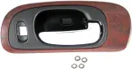 82095 - : Interior Door Handle Chrome Lever, Woodgrain Housing - Front Right for Dorman Image