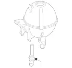 9065010503 - Cooling System: Expansion Tank for Mercedes-Benz Image