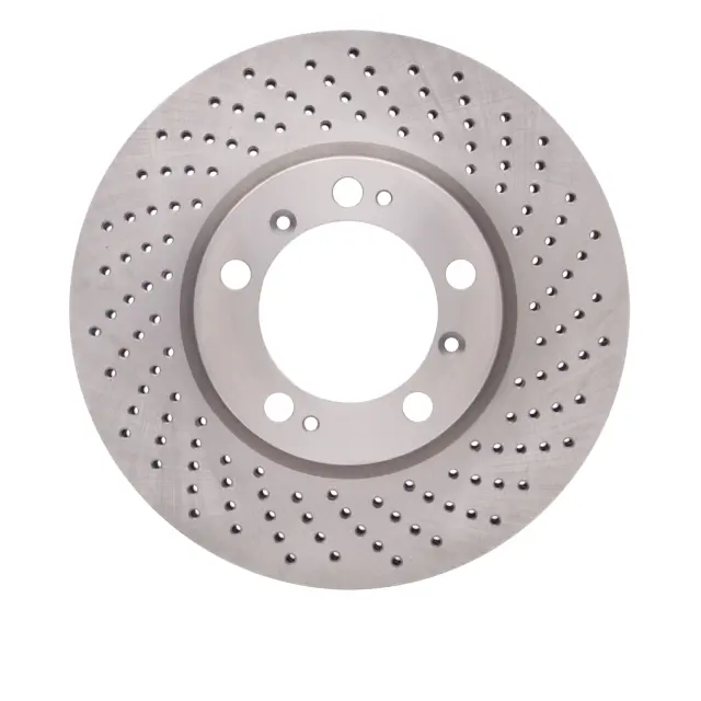 62002033D - Brakes &amp; Brake Parts: Disc Brake Rotor - Drilled for DYNAMIC FRICTION Image