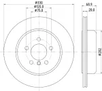 355132851 - : Disc Brake Rotor for Hella Pagid Image