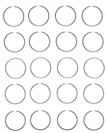 S74134STD - : Engine Piston Ring Set for Enginetech Image