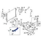 KR3Z8260A - : Upper Hose for Ford: Mustang Image