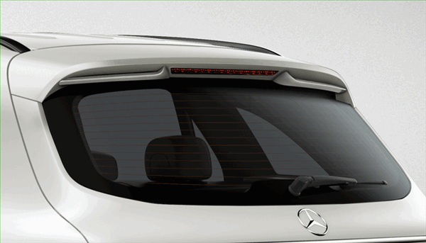 2537930000 - Exterior Detachable Parts: 2016-2017 Mercedes-Benz GLC300 GLC43 AMG Rear Roof Spoiler Attachment 2 Piece Primed for Mercedes-Benz: GLC300, GLC43 AMG, GLC63 AMG Image