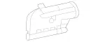 16783098017H52 - Body: Air Duct for Mercedes-Benz Image