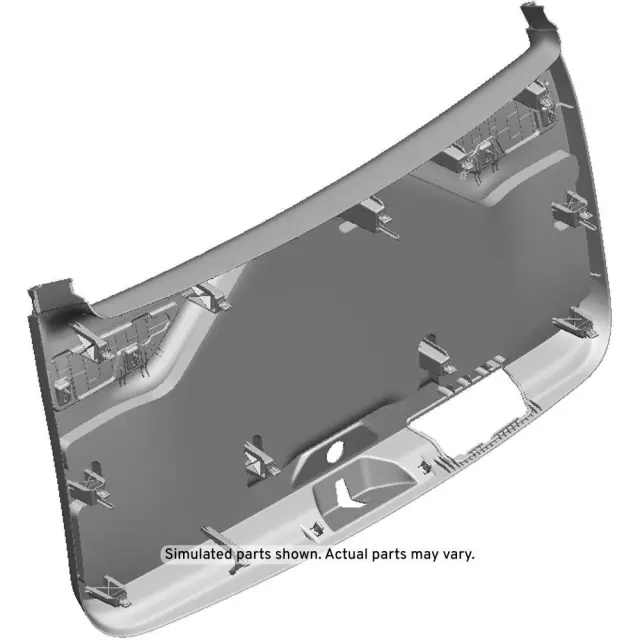 84293748 - : Light Ash Gray Liftgate Lower Trim Finish Panel for GMC: Acadia Image