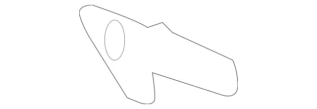 2198850111 - Body: Energy Absorber Plate for Mercedes-Benz Image