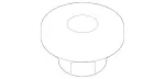 39906450 - Detachable Parts: Hexagon Nut with Flange for Mercedes-Benz Image