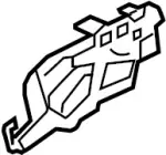 84623JJ51A - Body: Latch for INFINITI: G37, Q60 Image