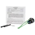 WPT1619 - Air and Fuel Delivery: Engine Cooling Fan Motor Connector for Ford: Bronco Sport, E-350 Super Duty, E-450 Super Duty, Edge, Escape, Expedition, Explorer, F-150, F-250 Super Duty, F-350 Super Duty, F-450 Super Duty, F-550 Super Duty, F-650, F-750, Flex, Freestar, Fusion, Mustang, Police Interceptor Utility, Taurus, Transit-150, Transit-250, Transit-350, Transit-350 HD | Lincoln: Continental, Corsair, MKC, MKS, MKT, MKX, MKZ, Nautilus, Navigator | Mercury: Mariner, Monterey, Sable Image