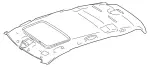 1646901150 - Covering and Lining: Trim, Roof for Mercedes-Benz Image