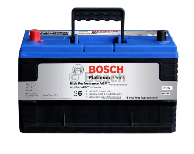 S6551B - : Bosch Vehicle Battery for Bosch Image