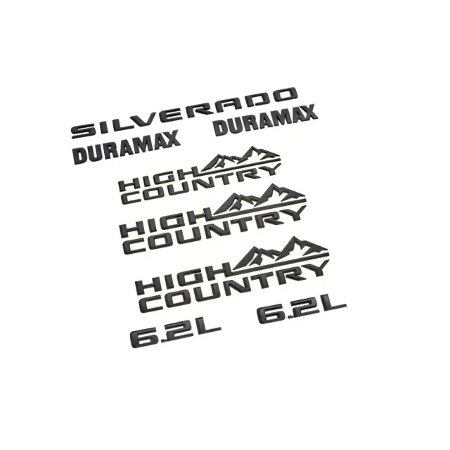 86539788 - Exterior: Exterior Emblems, High Country, Black for GM Image