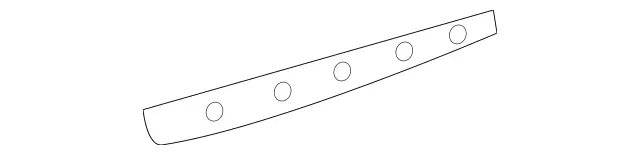 2308891095 - Attachment Parts: Intermediate Layer for Mercedes-Benz: SL500, SL55 AMG, SL550, SL600, SL63 AMG, SL65 AMG Image image