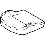 FG1Z5462901CA - Body: Cushion Cover for Ford: Taurus Image