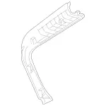 16674033007E94 - Body: Side Trim for Mercedes-Benz Image