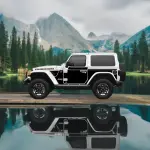 68636865AA - : Matte Black, Jeep Wrangler (two-door), sold by MEK Magnet for Affiliated Accessories Image