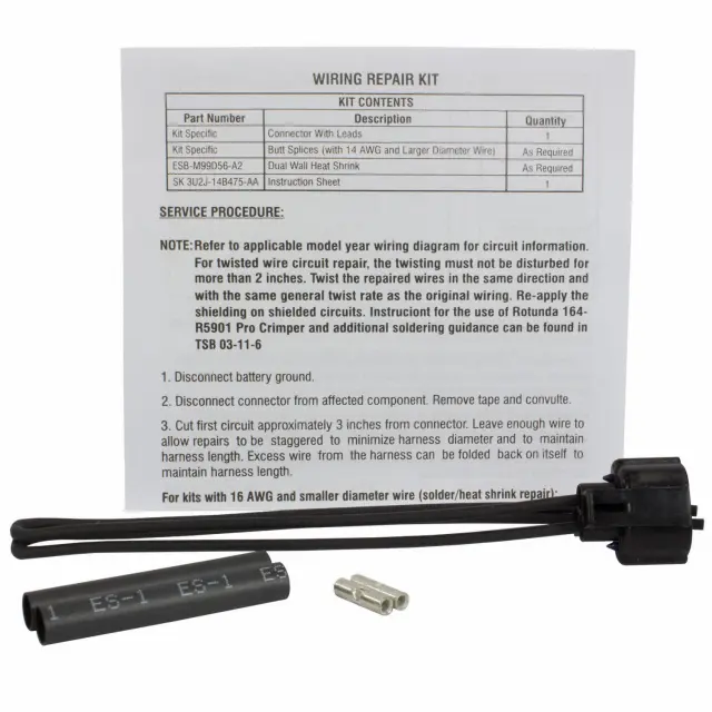 CU2Z14S411SB - : Wire Assembly for Ford Image