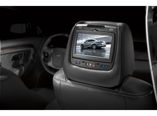 DVD By Invision - Dual Head Restraint, Cloth - Ford (VBG1Z-10E947-AA)