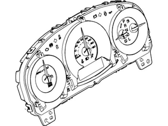 AE5Z10849RC - Electrical: Instrument Cluster for Ford Image