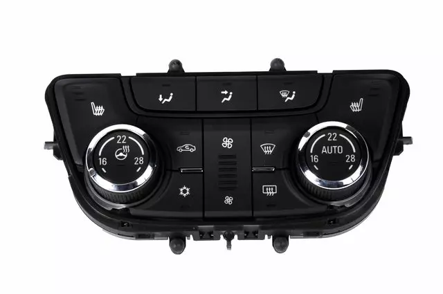 Black Heating and Air Conditioning Control Panel - GM (22944940)